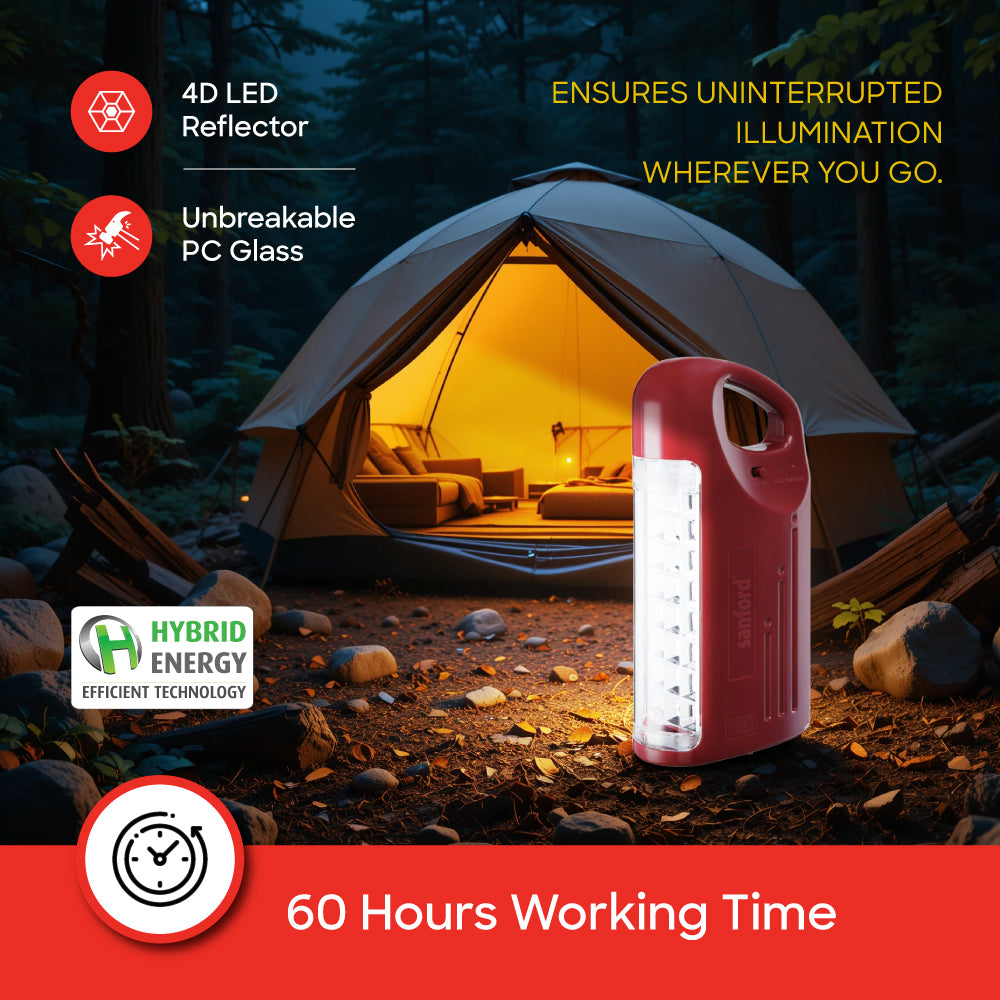 Sanford Rechargeable Lantern with 24 LEDs, 2 Brightness Modes and 60 Hour Runtime | SF2716EL - buysanford